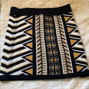 Double Zero knit mini skirt Size small